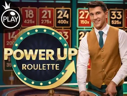 Live Shows logo of Power UP Roulette from Pragmatic Play at Unibet