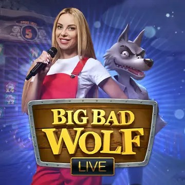 Official Live Shows logo: Big Bad Wolf Live by Playtech at Unibet